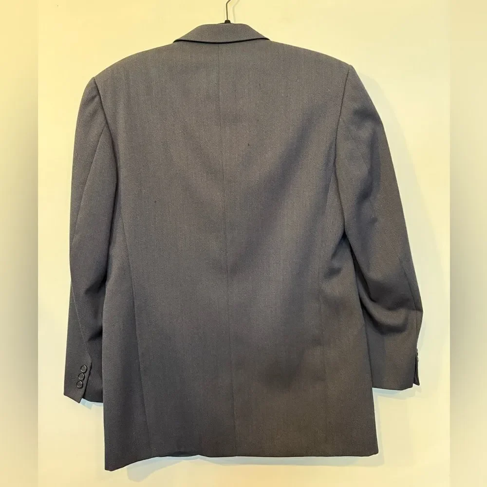 Yves Saint Laurent Vintage Men's Blue Blazer Size 40R